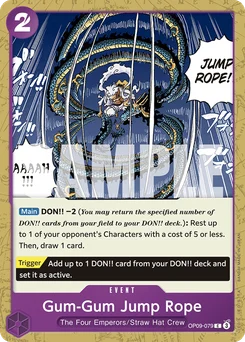 Gum-Gum Jump Rope OP09-079 Emperors In the New World