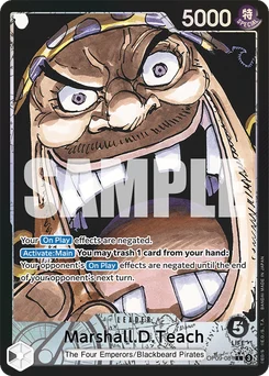 Marshall.D.Teach OP09-081 P1 Emperors In the New World