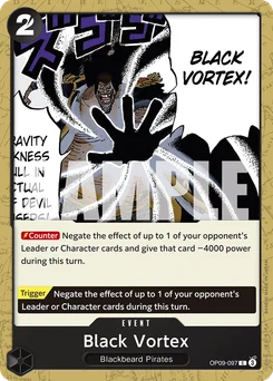 Black Vortex OP09-097 Emperors In the New World