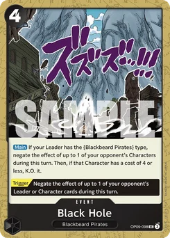 Black Hole OP09-098 Emperors In the New World