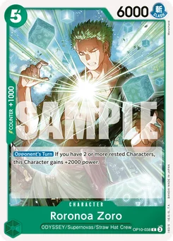 Roronoa Zoro OP10-038 Royal Blood