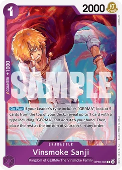 Vinsmoke Sanji OP10-063 Royal Blood