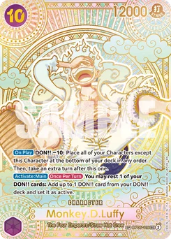 Monkey.D.Luffy OP05-119 P8 A Fist of Divine Speed