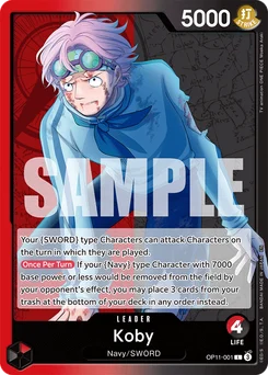 Koby OP11-001 A Fist of Divine Speed