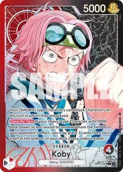 Koby OP11-001 P1 A Fist of Divine Speed