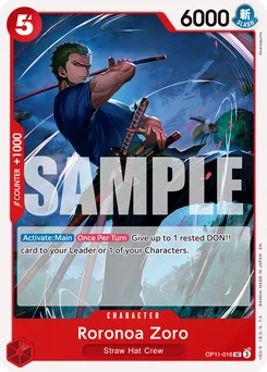 Roronoa Zoro OP11-016 A Fist of Divine Speed