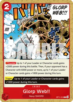 Glorp Web!! OP11-019 A Fist of Divine Speed