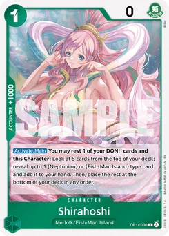 Shirahoshi OP11-030 A Fist of Divine Speed