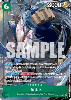 Jinbe OP11-031 P1 A Fist of Divine Speed