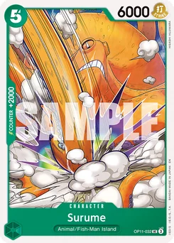 Surume OP11-032 A Fist of Divine Speed