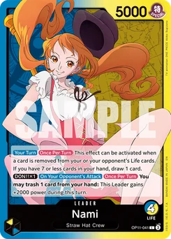 Nami OP11-041 A Fist of Divine Speed
