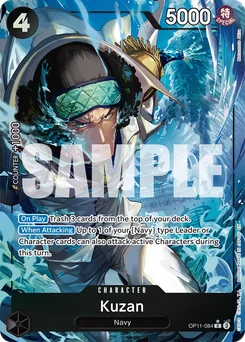 Kuzan OP11-084 P1 A Fist of Divine Speed