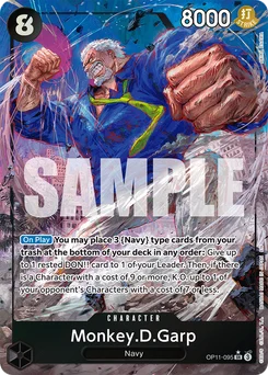 Monkey.D.Garp OP11-095 P1 A Fist of Divine Speed