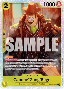 Capone"Gang"Bege OP11-101 A Fist of Divine Speed