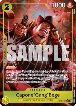Capone"Gang"Bege OP11-101 P1 A Fist of Divine Speed