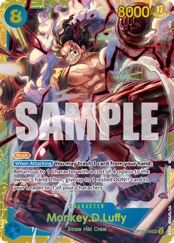 Monkey.D.Luffy OP11-118 A Fist of Divine Speed