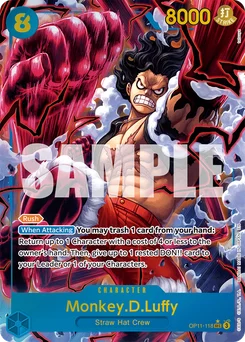 Monkey.D.Luffy OP11-118 P1 A Fist of Divine Speed