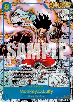 Monkey.D.Luffy OP11-118 P2 A Fist of Divine Speed