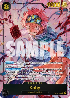 Koby OP11-119 P1 A Fist of Divine Speed