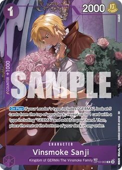 Vinsmoke Sanji OP10-063 P1 Legacy of the Master