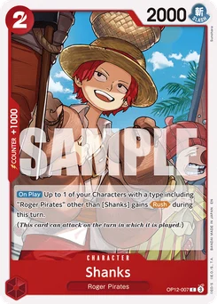 Shanks OP12-007 Legacy of the Master