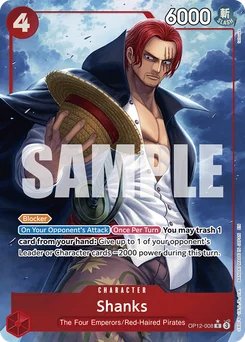 Shanks OP12-008 P1 Legacy of the Master