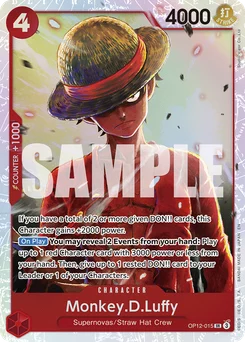 Monkey.D.Luffy OP12-015 Legacy of the Master