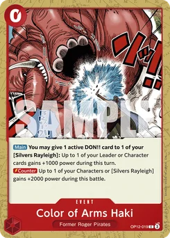 Color of Arms Haki OP12-019 Legacy of the Master