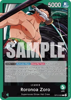 Roronoa Zoro OP12-020 Legacy of the Master