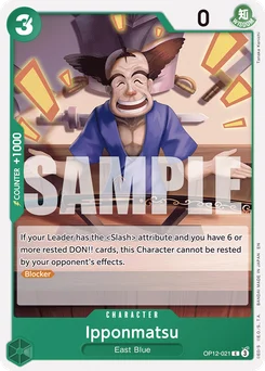 Ipponmatsu OP12-021 Legacy of the Master