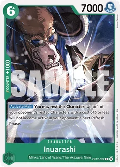 Inuarashi OP12-022 Legacy of the Master