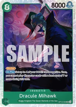 Dracule Mihawk OP12-030 Legacy of the Master