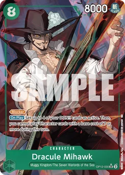 Dracule Mihawk OP12-030 P1 Legacy of the Master