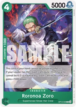 Roronoa Zoro OP12-036 Legacy of the Master