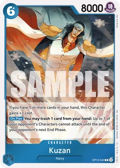 Kuzan OP12-043 Legacy of the Master