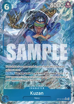 Kuzan OP12-043 P1 Legacy of the Master