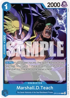 Marshall.D.Teach OP12-054 Legacy of the Master