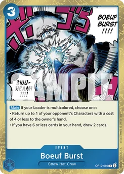 Boeuf Burst OP12-060 Legacy of the Master