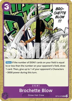 Brochette Blow OP12-078 Legacy of the Master