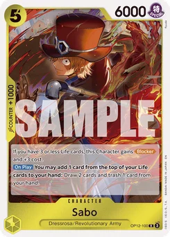 Sabo OP12-100 Legacy of the Master