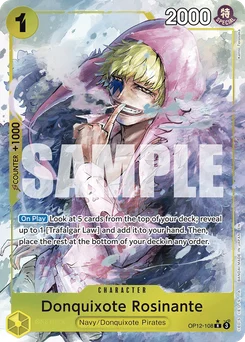 Donquixote Rosinante OP12-108 P1 Legacy of the Master