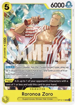 Roronoa Zoro OP12-113 Legacy of the Master