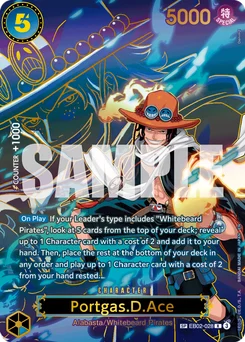 Portgas.D.Ace EB02-028 P1 Carrying On His Will