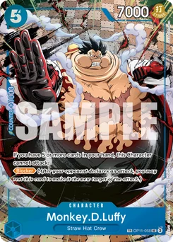 Monkey.D.Luffy OP11-058 P1 Carrying On His Will