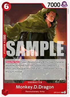 Monkey.D.Dragon OP13-017 Carrying On His Will