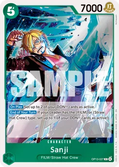Sanji OP13-027 Carrying On His Will