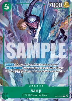 Sanji OP13-027 P1 Carrying On His Will