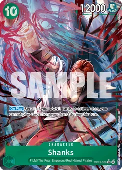 Shanks OP13-028 P1 Carrying On His Will