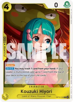 Kouzuki Hiyori OP13-104 Carrying On His Will