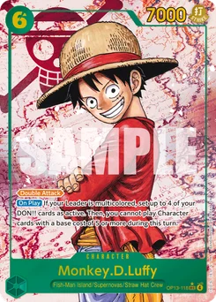 Monkey.D.Luffy OP13-118 P1 Carrying On His Will